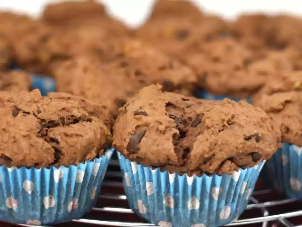 Walnuss Schokomuffins