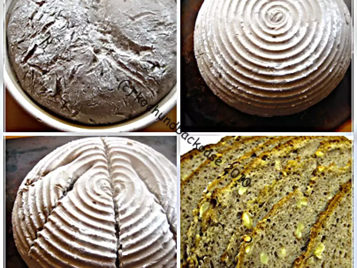 Walnussbrot mit griechischem Joghurt