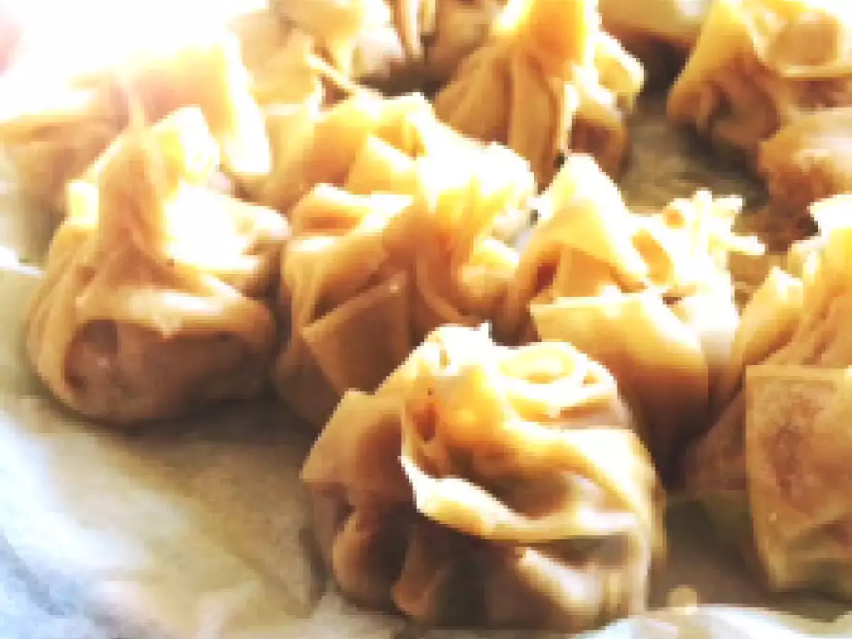 Wan Tan mit dreierlei Dip