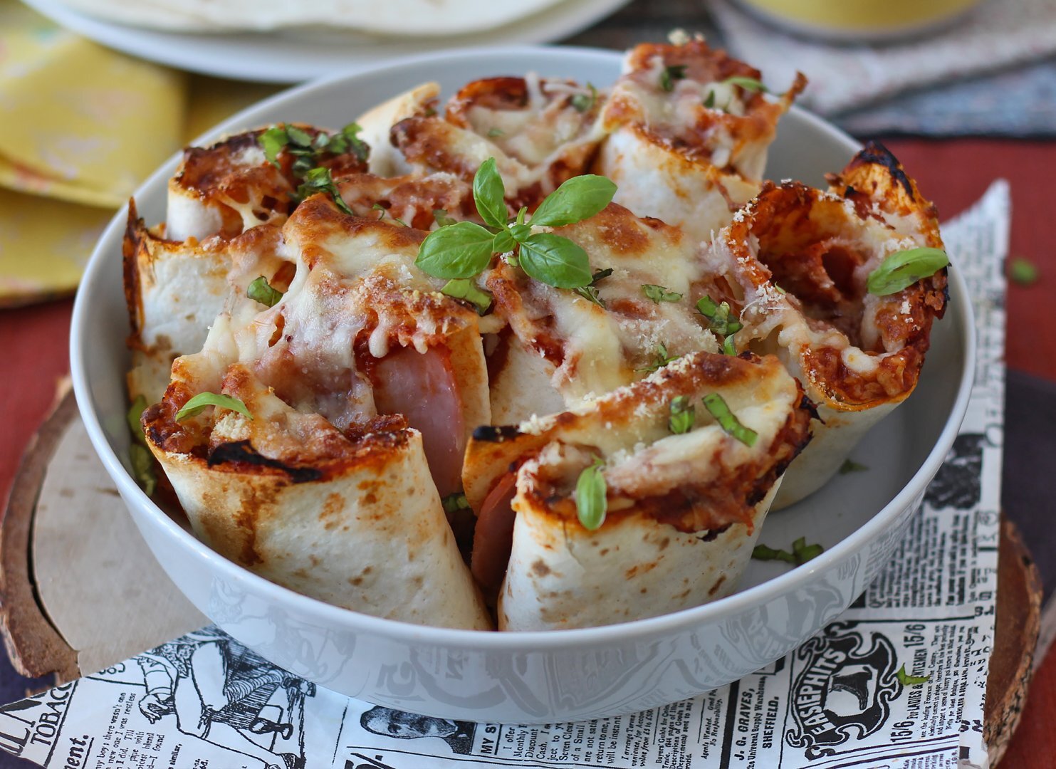 Was kann man mit tortillas machen? ein gericht mit pizzageschmack zum ...