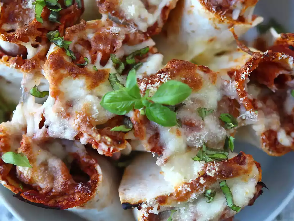 Was kann man mit Tortillas machen? Ein Gericht mit Pizzageschmack zum Teilen - foto 4