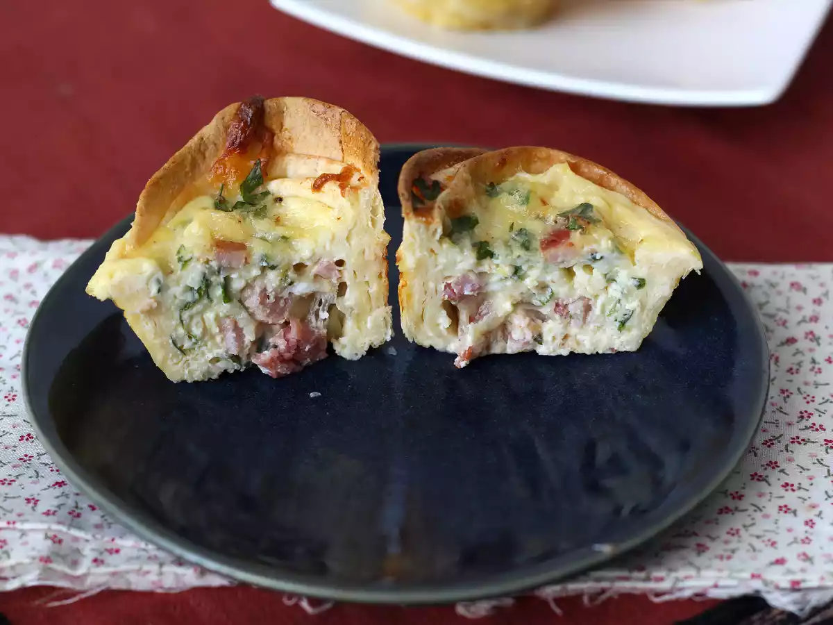 Was kann man mit Tortillas machen? Kleine, einfache und preiswerte Quiches! - foto 5