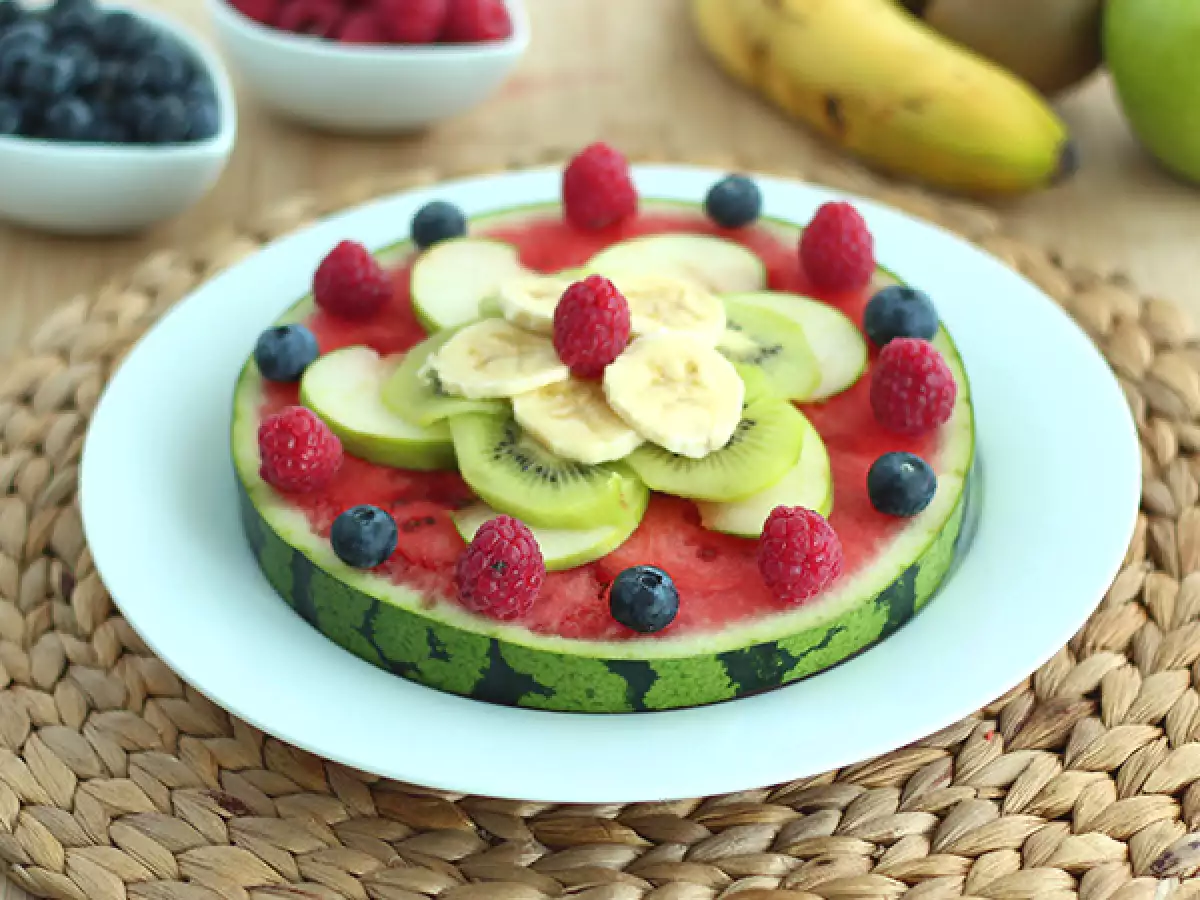 Wassermelonen-Pizza