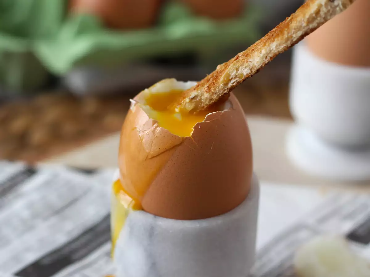 Weiche Eier im Airfryer - foto 5