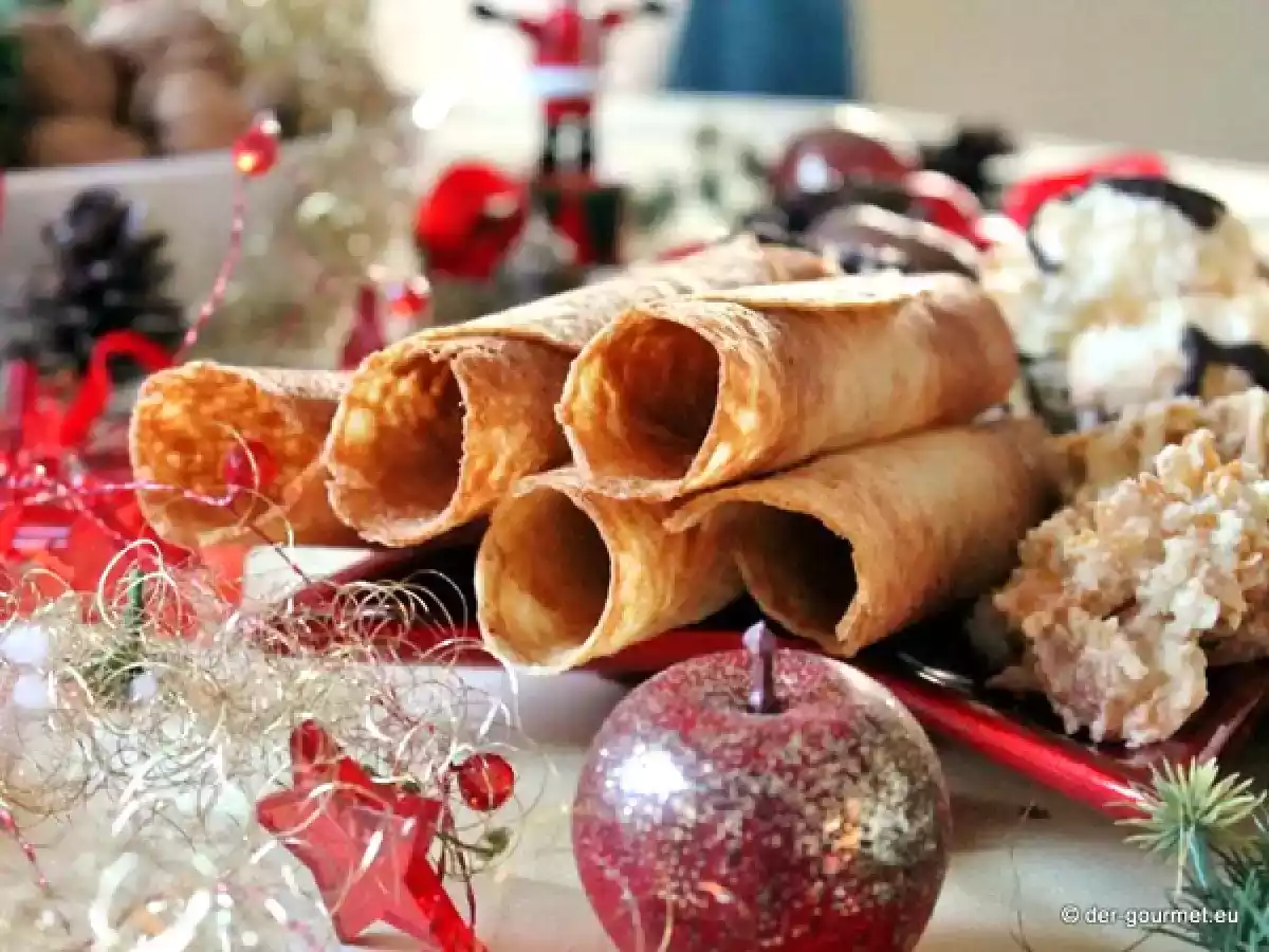 Weihnachtliche Eiserwaffeln