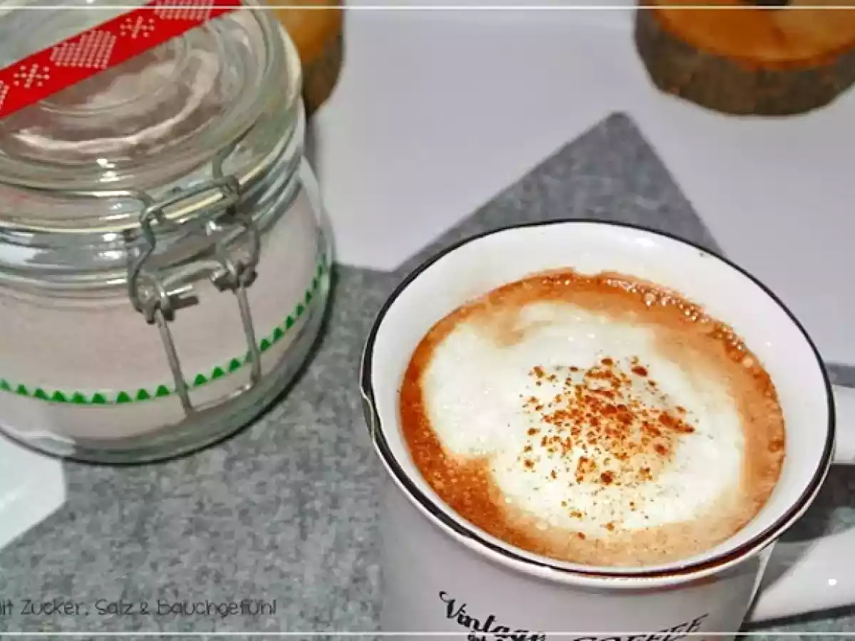 Weihnachtscappuccino - noch etwas aus dem PamK Päckchen