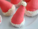 Weihnachtsmannmützen aus Baiser, foto 2