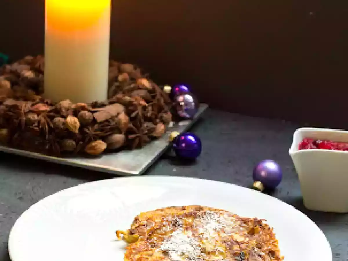Weihnachtssüß 9 | Stollen French Toast mit Cranberry-Sauce