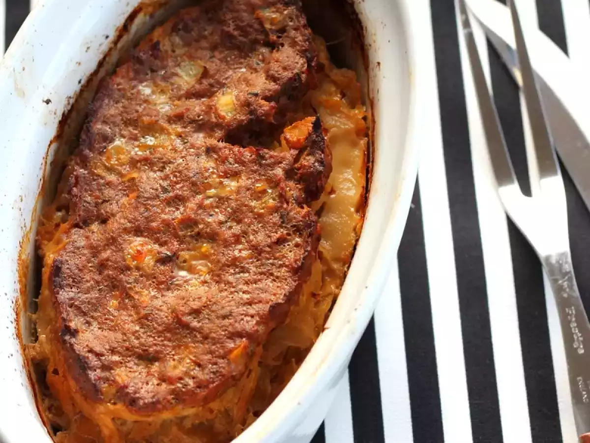 Weißkohl-Hack-Terrine