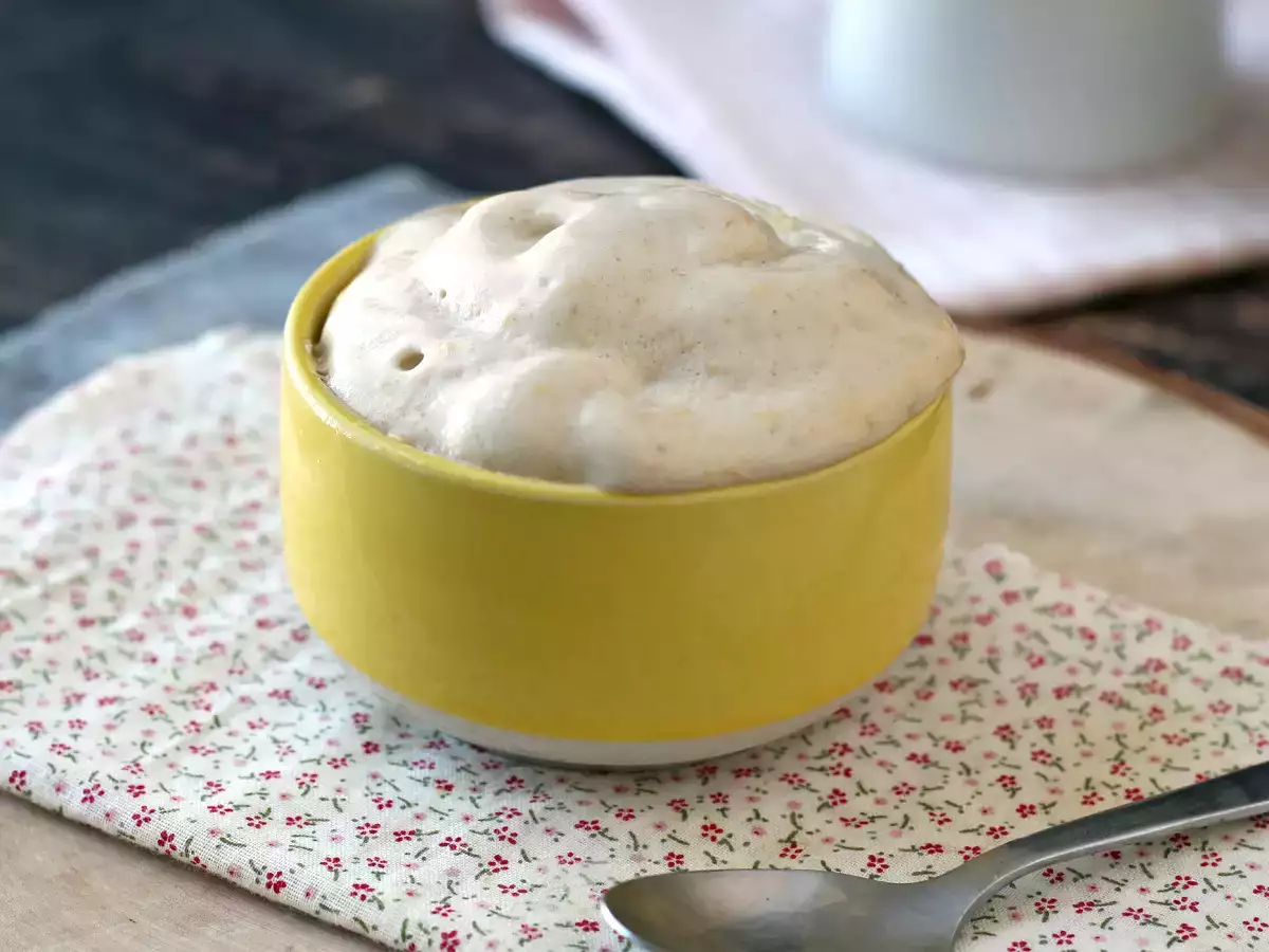 Whey-Eis mit Vanille, proteinreich, schnell und mit nur 3 Zutaten! - foto 2