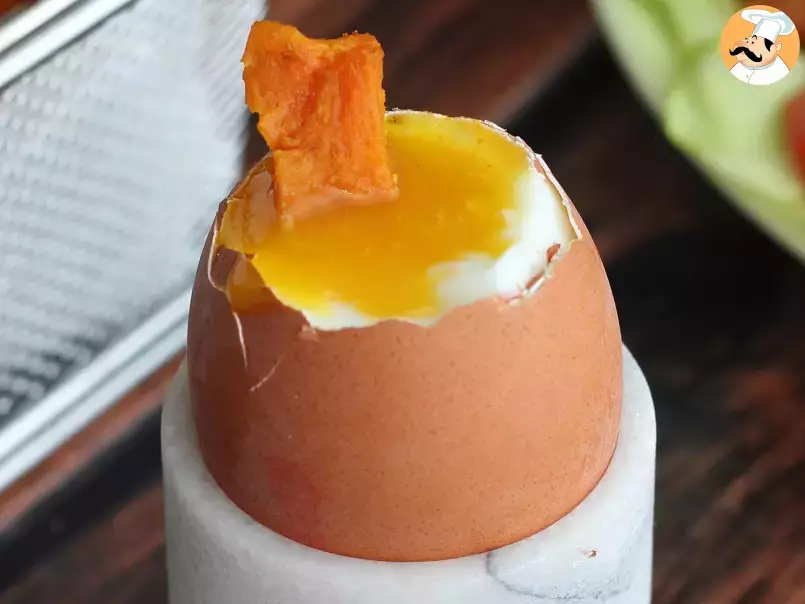 Wie bereitet man ein gekochtes Ei zu?, foto 2