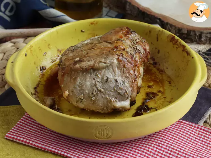 Wie bereitet man einen Schweinebraten im Ofen zu?, foto 2