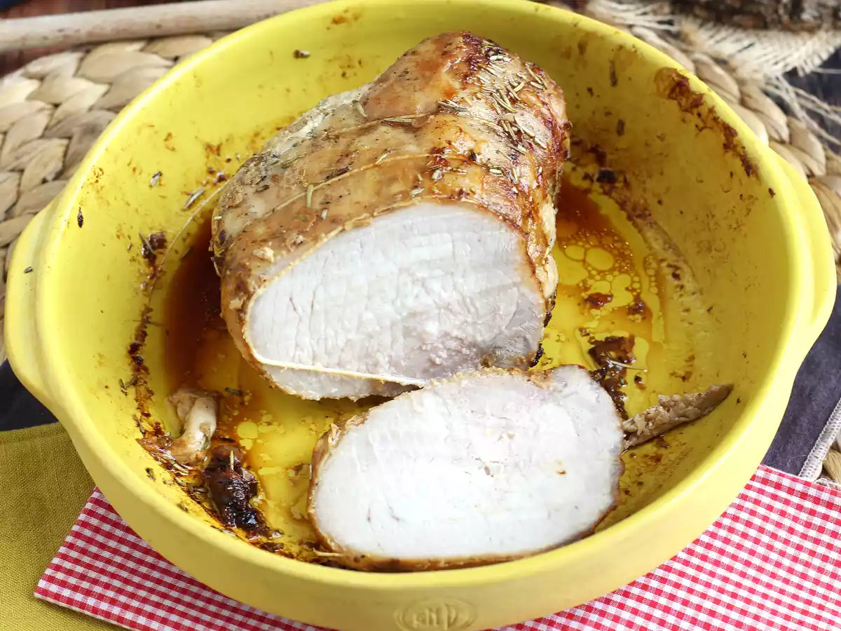 Wie bereitet man einen Schweinebraten im Ofen zu? - foto 3