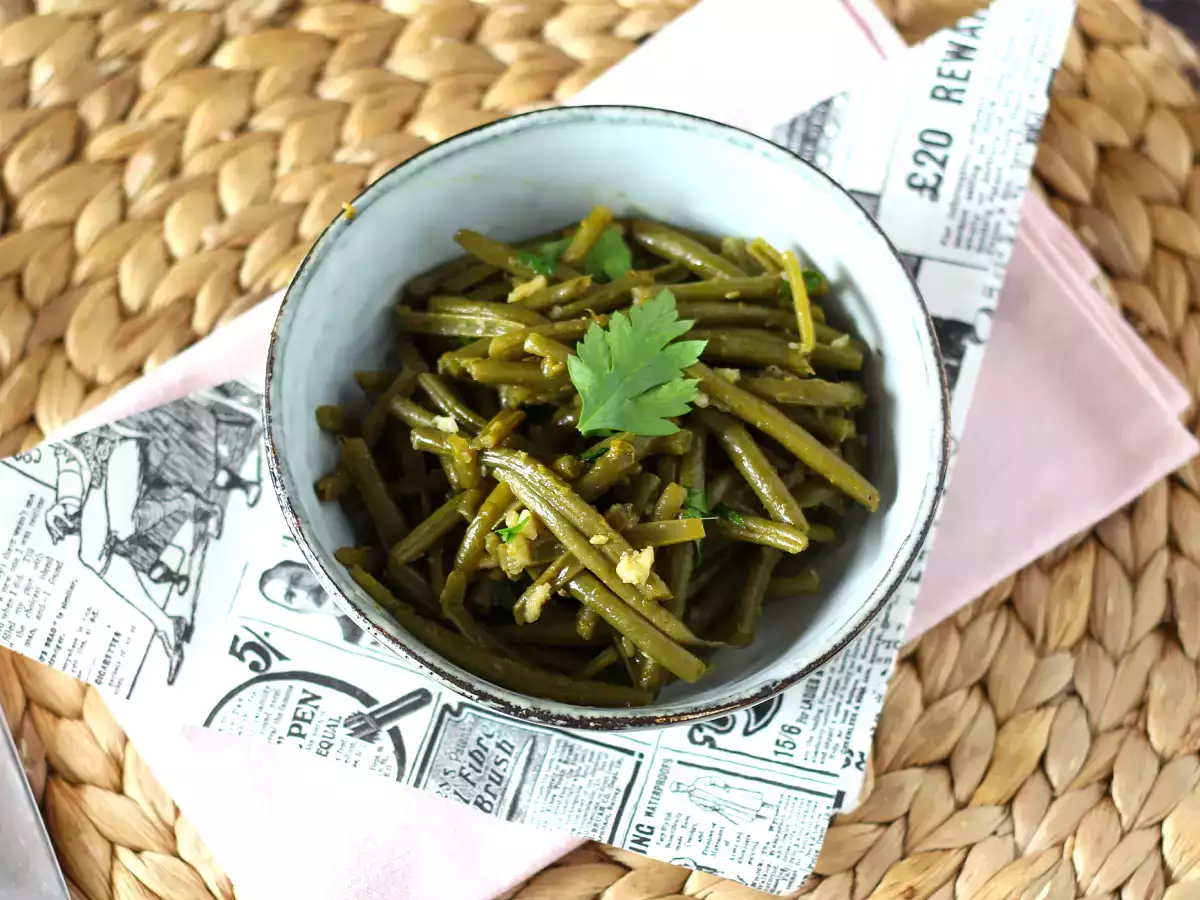 Wie kocht man grüne Bohnen in der Pfanne? - foto 4