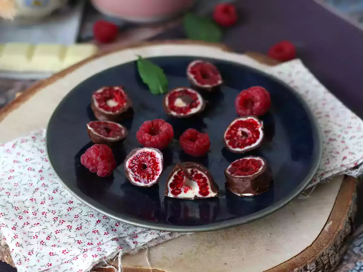 Wie macht man selbstgemachte Franui ? Diese Himbeeren mit Schokolade sind supertrendy! - foto 4