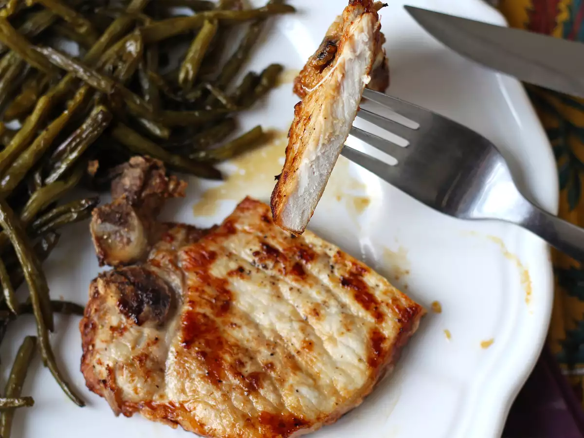 Wie wird ein Schweinekotelett im Airfryer gegart? - foto 4