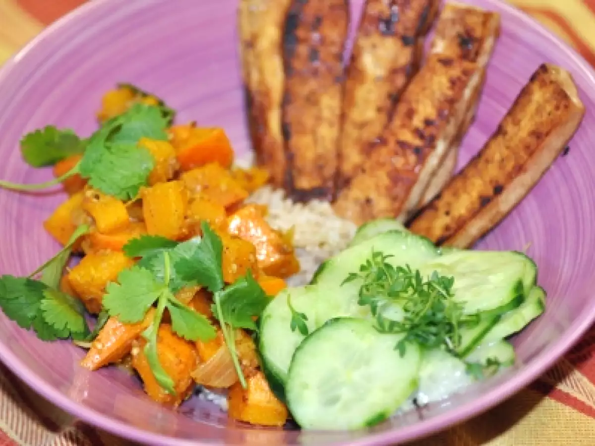 Wildreis mit Sesam-Kürbis