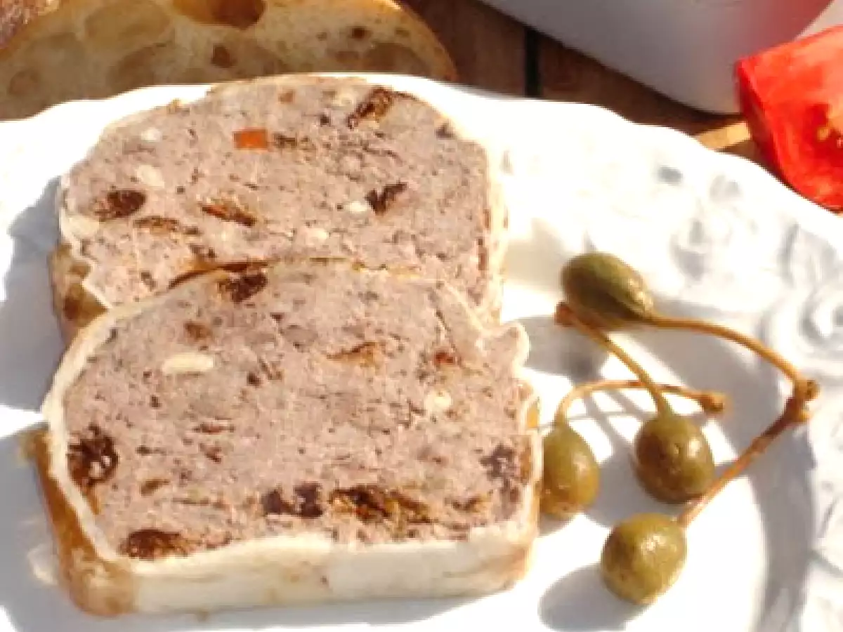 Wildschweinterrine mit Armagnac und Pruneaux d’Agen