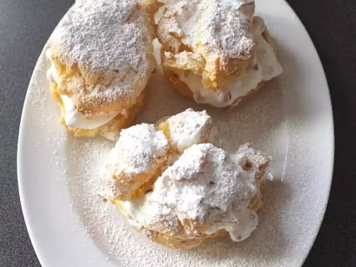 Windbeutel mit Sahne, Grundrezept Brandteig