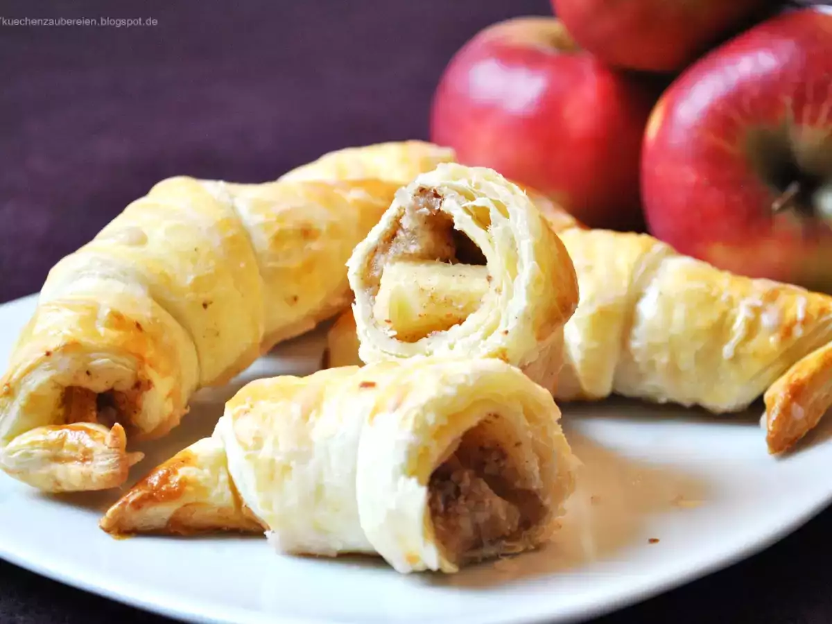 Winterapfel-Hörnchen im Mini-Format