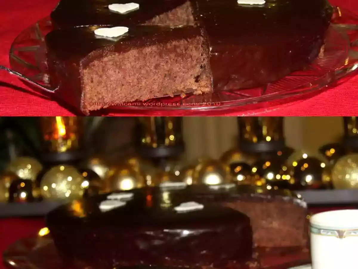 Winterliche Pralinen Torte