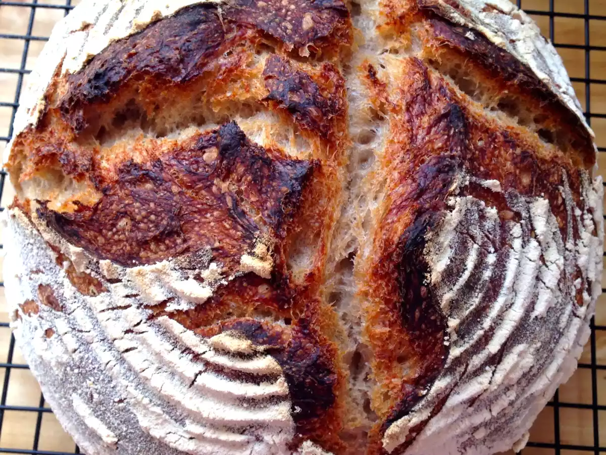 WIR BAUEN UNS EIN BROT - PAIN AU LEVAIN DE SEIGLE