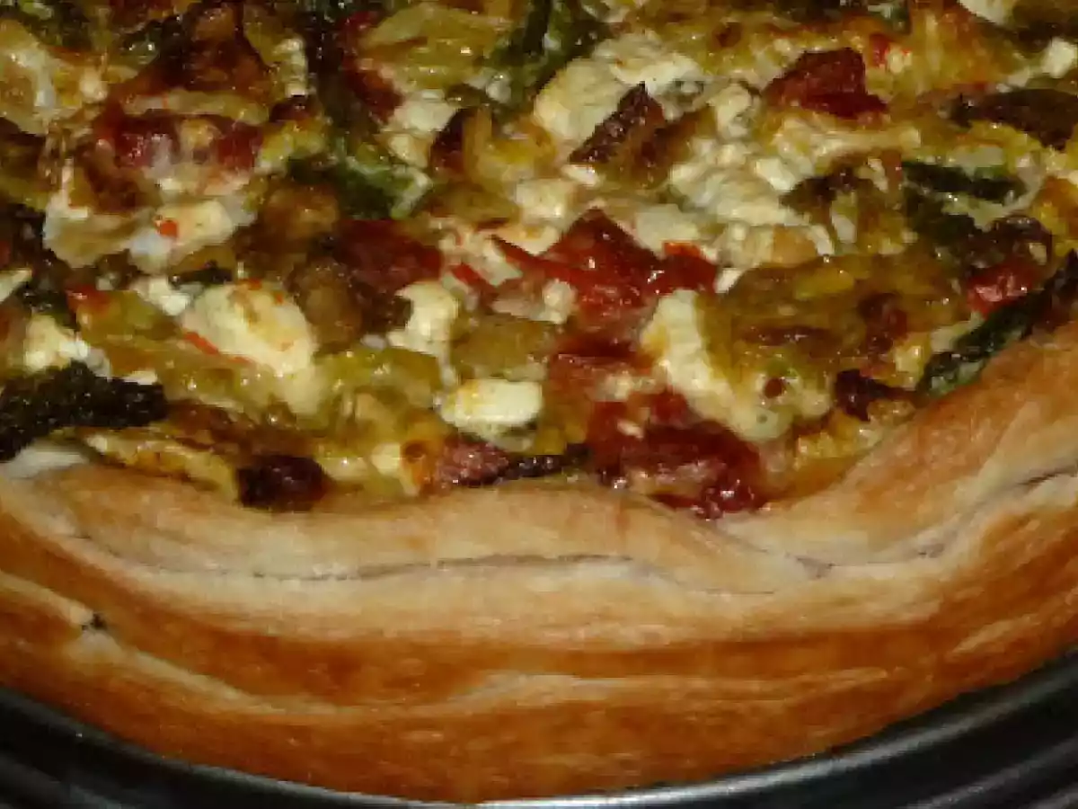 Wirsing Blätterteig Quiche