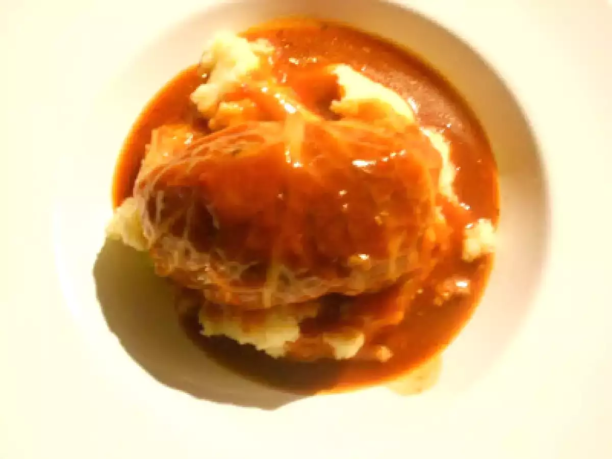 Wirsingrouladen mit Nuss~Schafskäse~Champignonfüllung