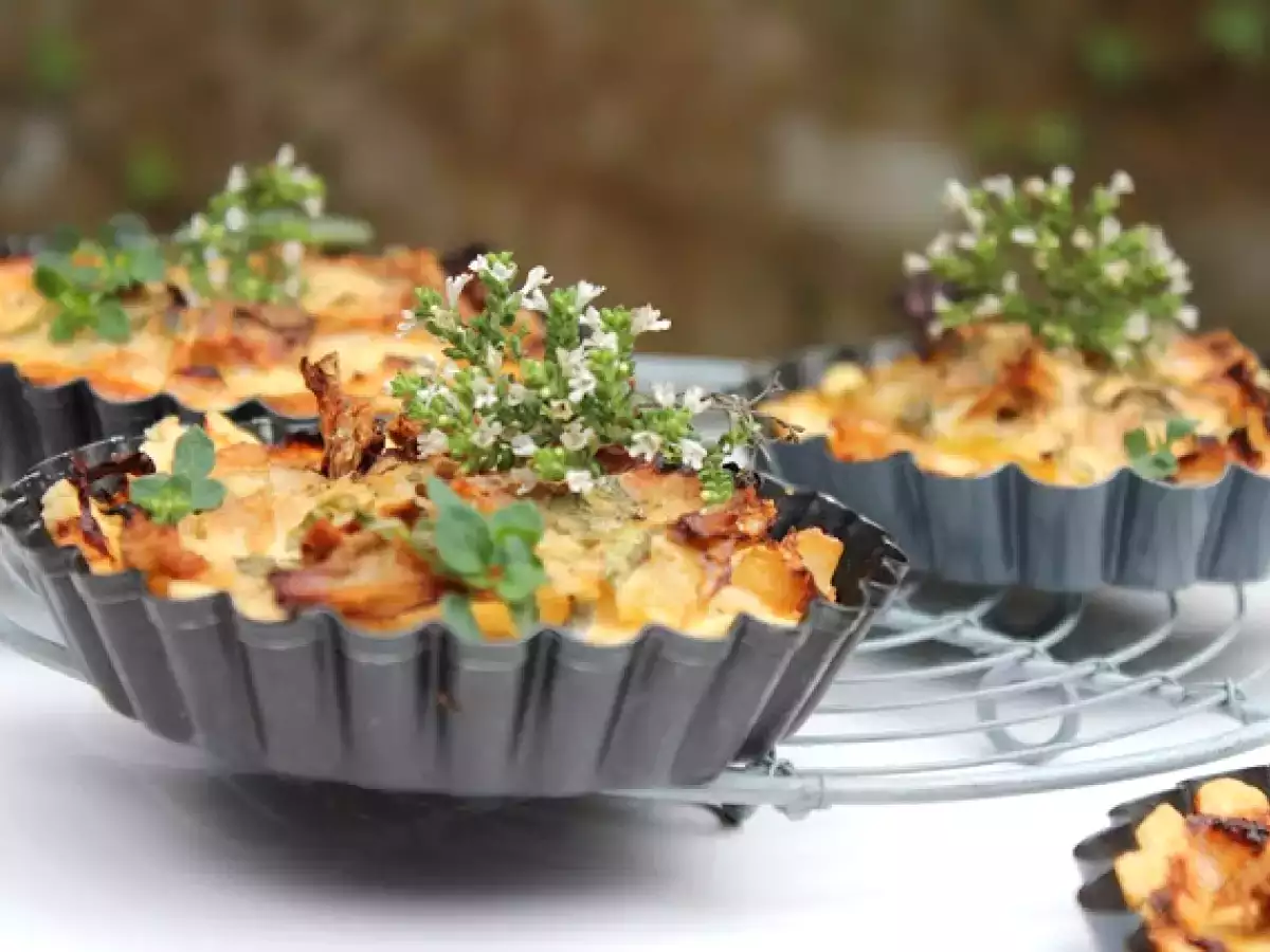 Wirsingtarte mit Thunfisch