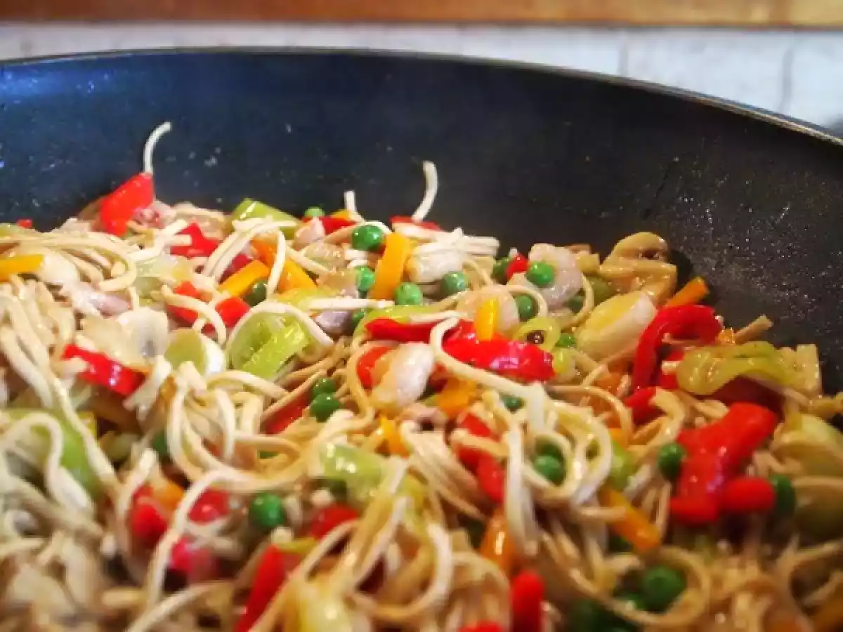 WM Chow Mein - Fast Food in der Halbzeit