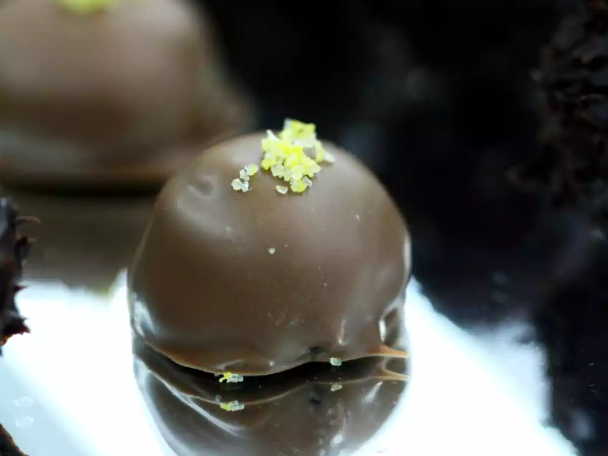 Wodka-Orangen-Trüffel