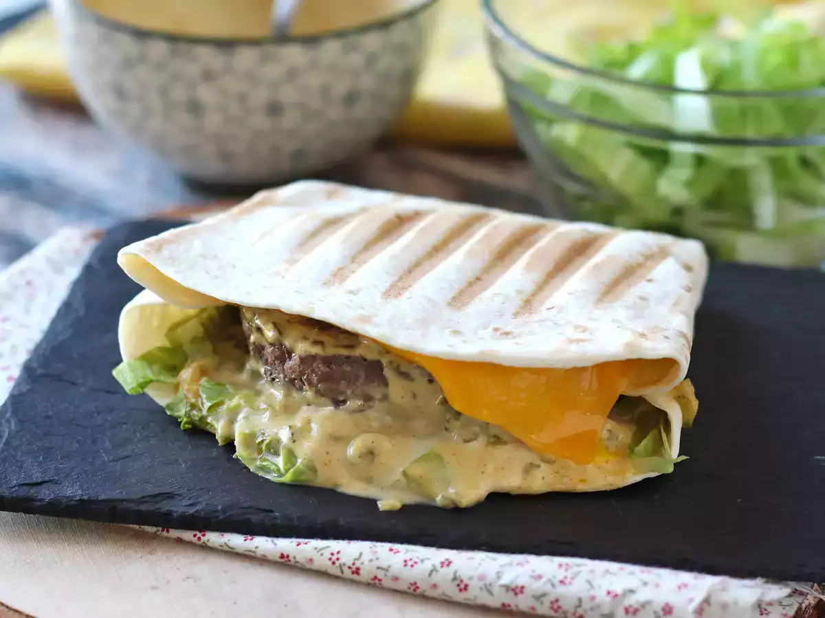 Wraps nach Big Mac-Art, schnell, praktisch und preiswert - foto 4