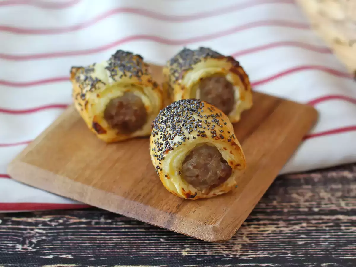 Wurst-Käse-Häppchen aus der Heißluftfritteuse - foto 2