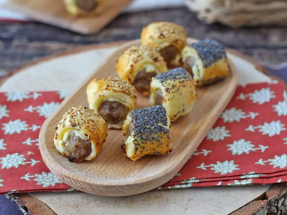Wurst-Käse-Häppchen aus der Heißluftfritteuse - foto 4