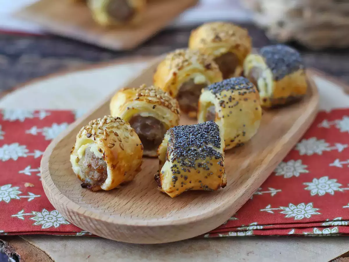 Wurst-Käse-Häppchen aus der Heißluftfritteuse - foto 6