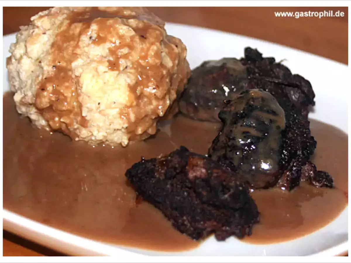 Yippie ya yay Schweinebacke dreifach gegarte Schweinsbäckchen