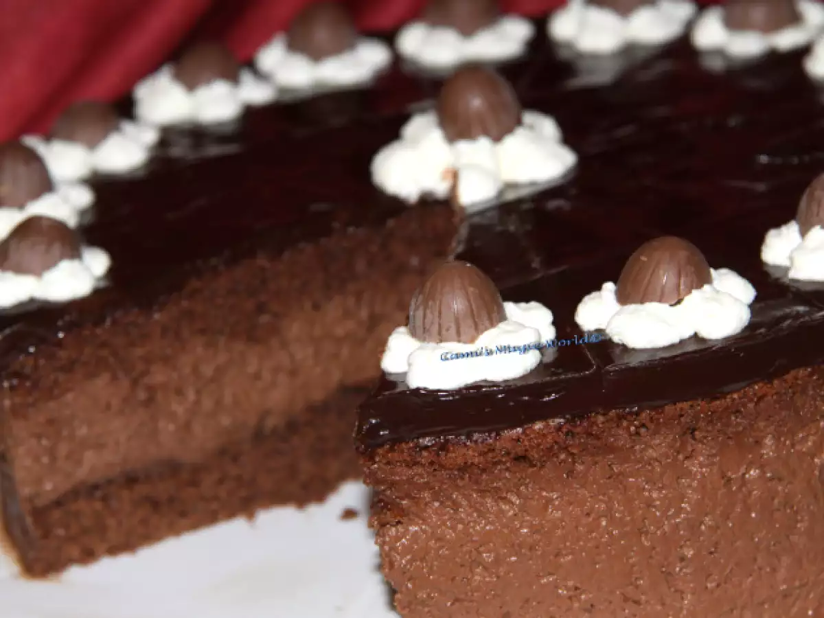 Zartbitter-Schokotorte