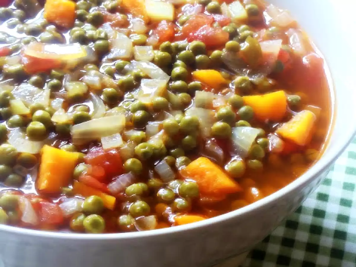 Zeytinyağlı Bezelye / Erbsengericht in Olivenöl