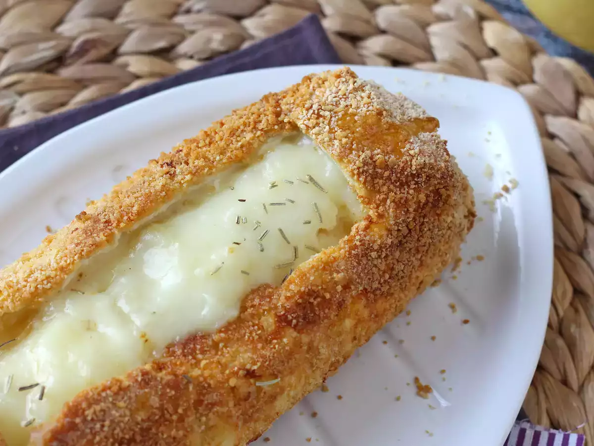 Ziegenkäserolle mit Air-Fryer-Panade, knusprig und zartschmelzend: ein absoluter Trost! - foto 6