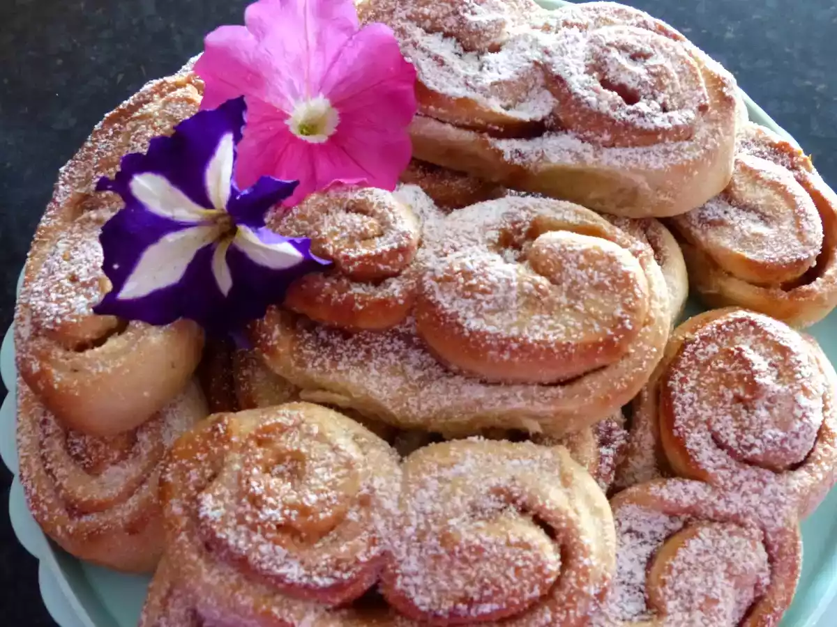 Zimtschnecken = Kanelbullar