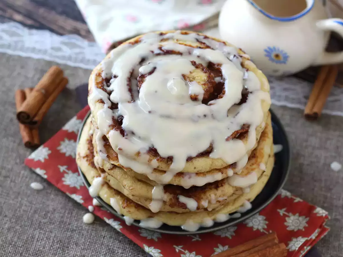 Zimtschnecken-Pancakes für alle Zimtliebhaber - foto 6