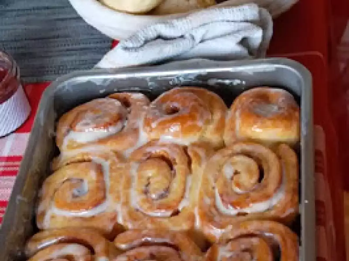 Zimtschnecken zum winterlichen Frühstück
