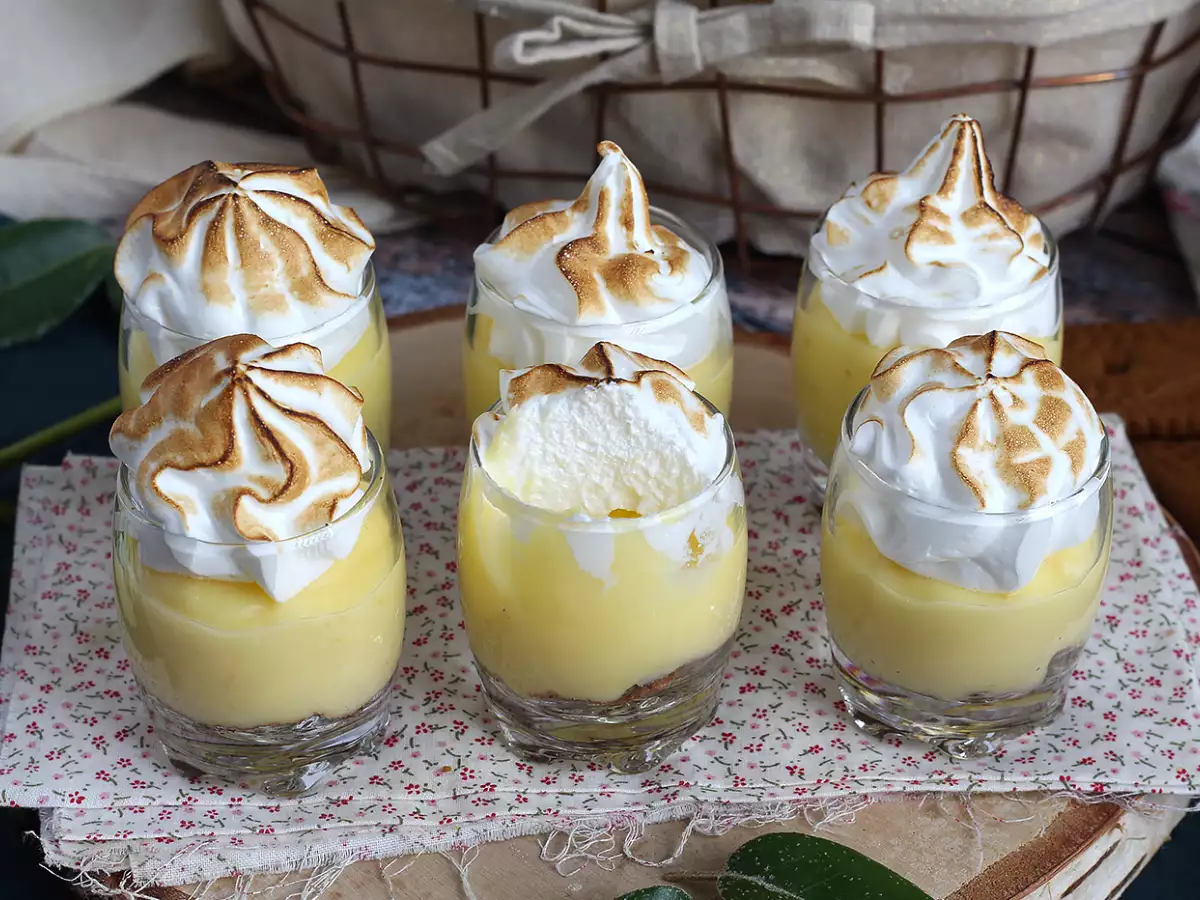Zitronen-Baiser-Tarte im Glas - foto 2