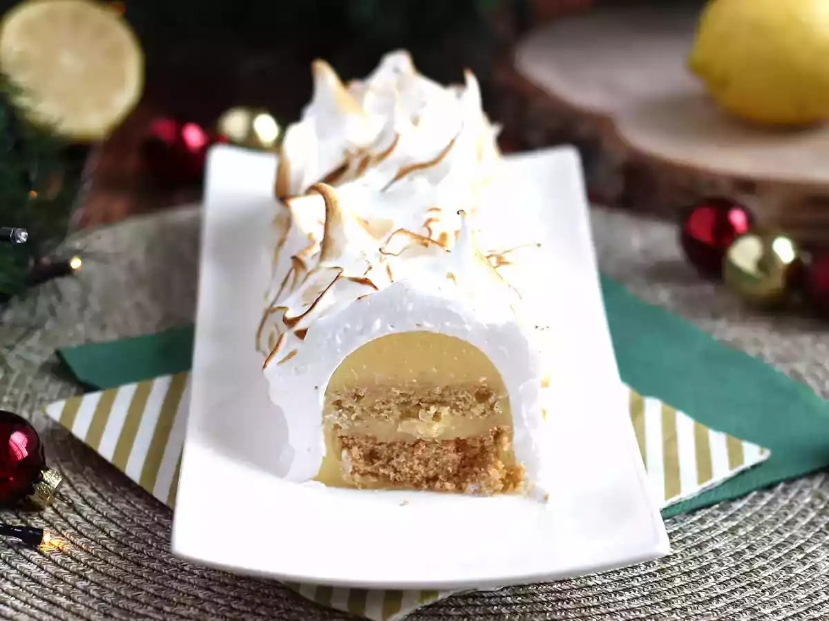 Zitronen-Baiser-Törtchen-Block