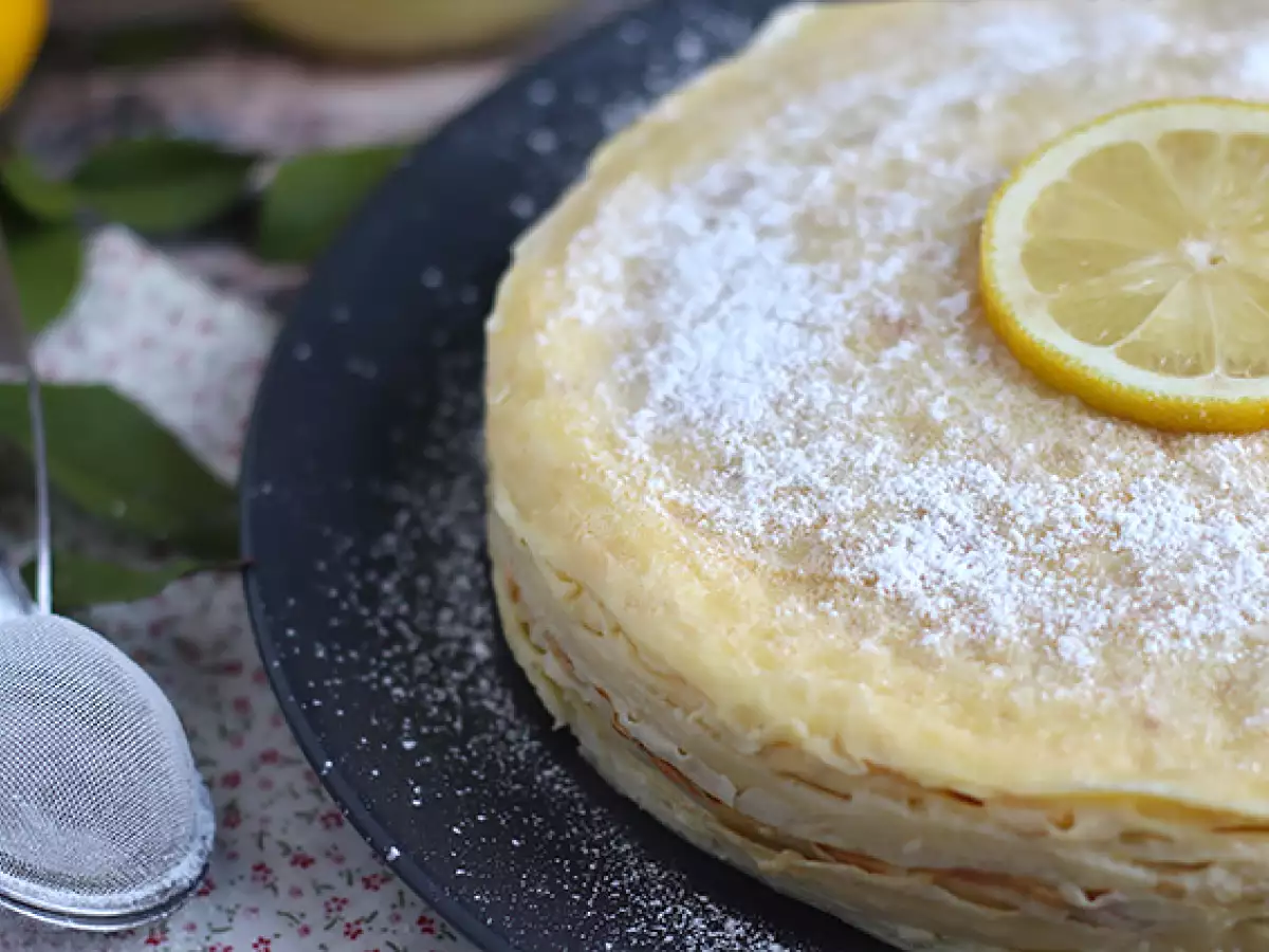 Zitronen-Crêpe-Torte - foto 7