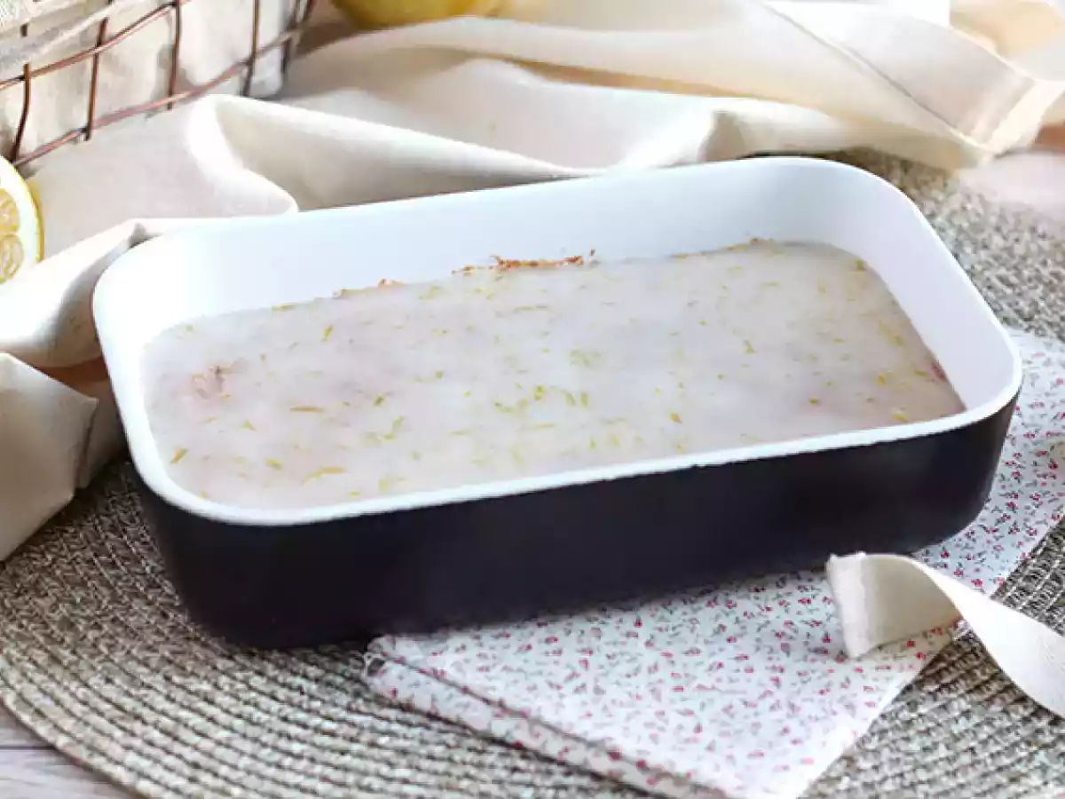 Zitronen-Haferflocken-Brownie mit Glasurlasur - foto 5