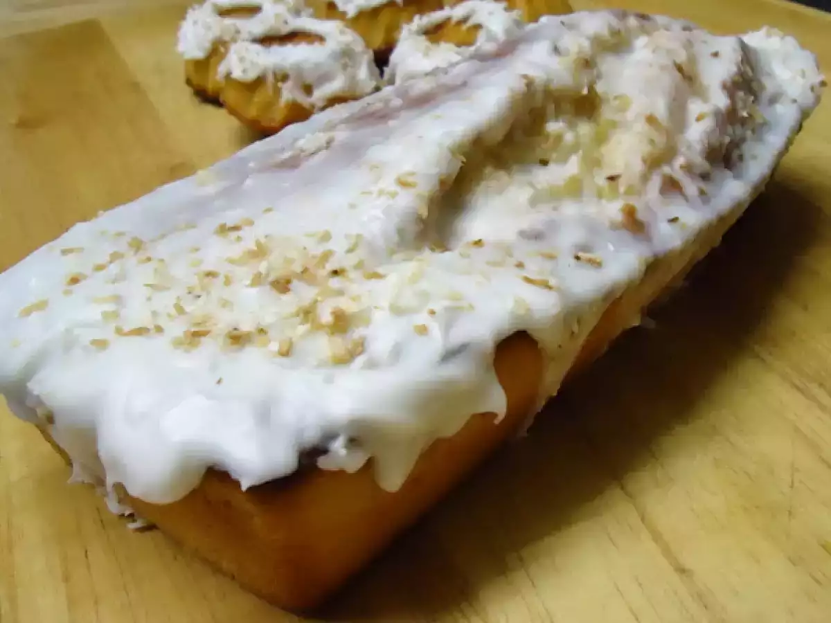 Zitronen-Kokos-Kuchen und der 3. Blog - Geburtstag