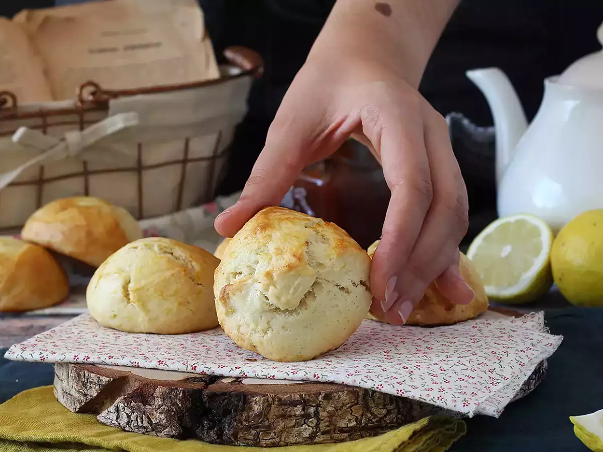 Zitronen-Scones mit Zitronenabrieb - foto 2
