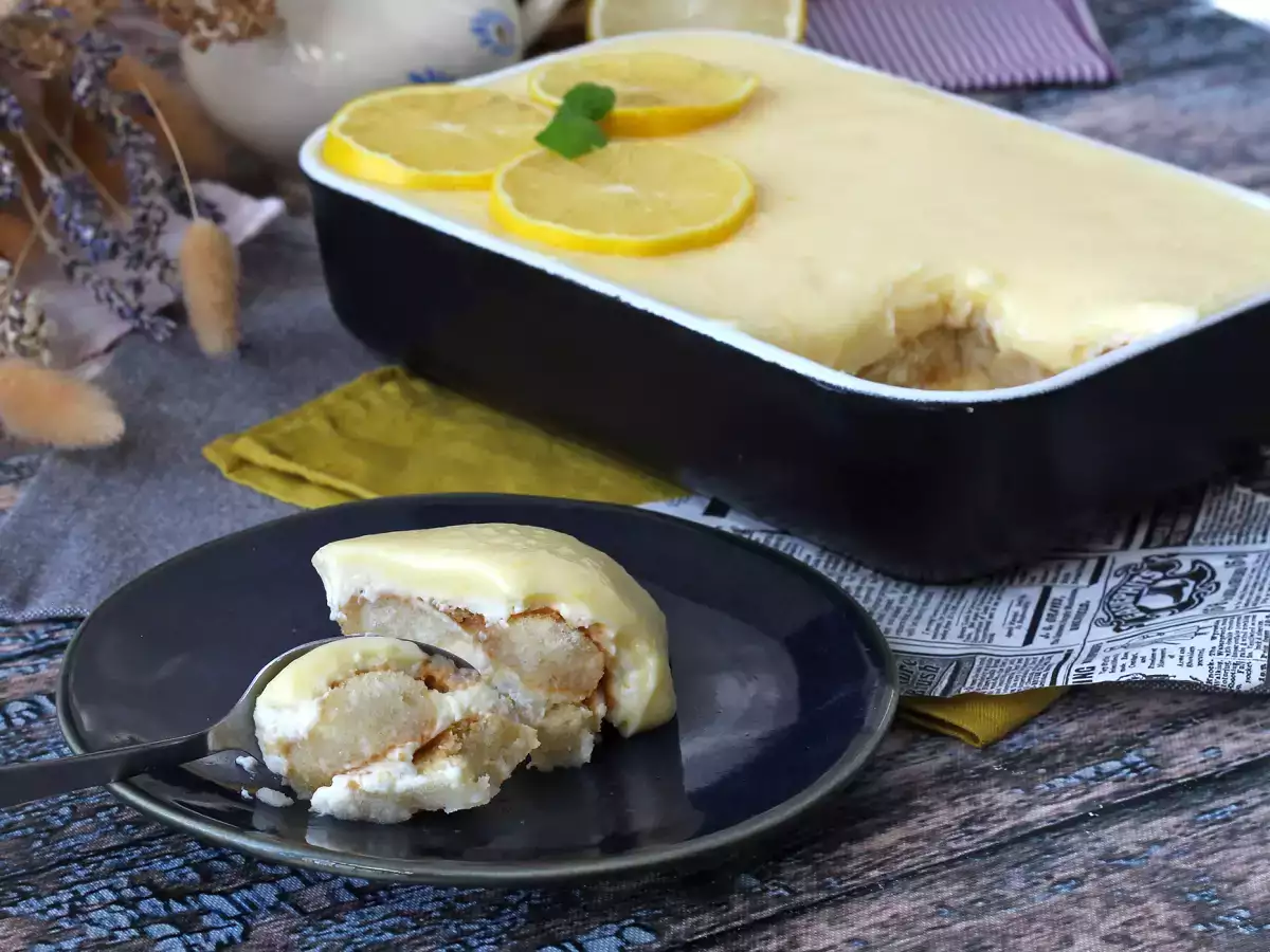 Zitronen-Tiramisu, ein Klassiker mit säuerlichem Geschmack neu interpretiert - foto 2