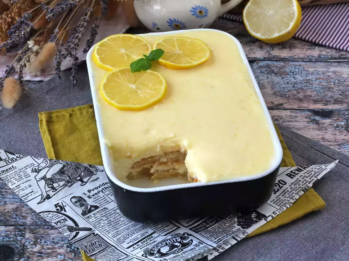 Zitronen-Tiramisu, ein Klassiker mit säuerlichem Geschmack neu interpretiert - foto 4